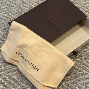 Louis Vuitton Brown Box with Cream Dust Bag